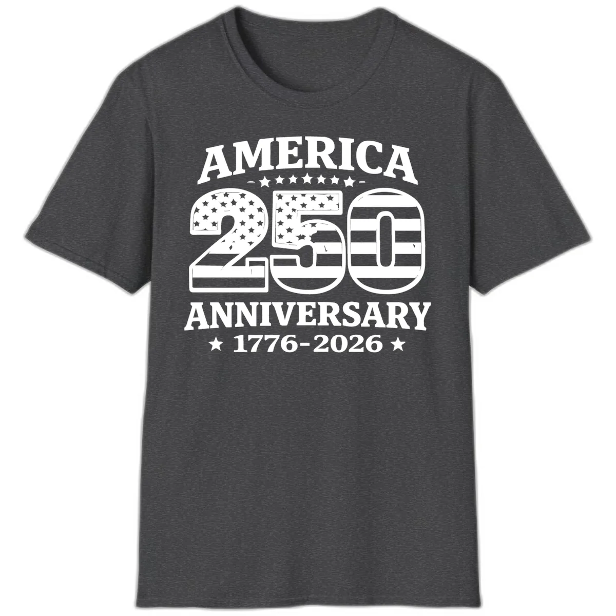 America 250th Anniversary Celebration T-Shirt in Dark Heather