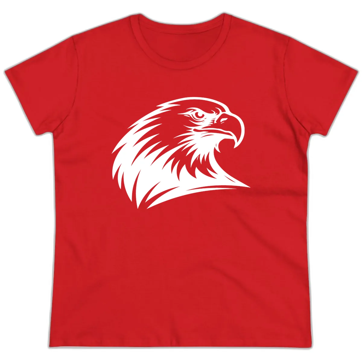 American Eagle Spirit Ladies Tee in Red