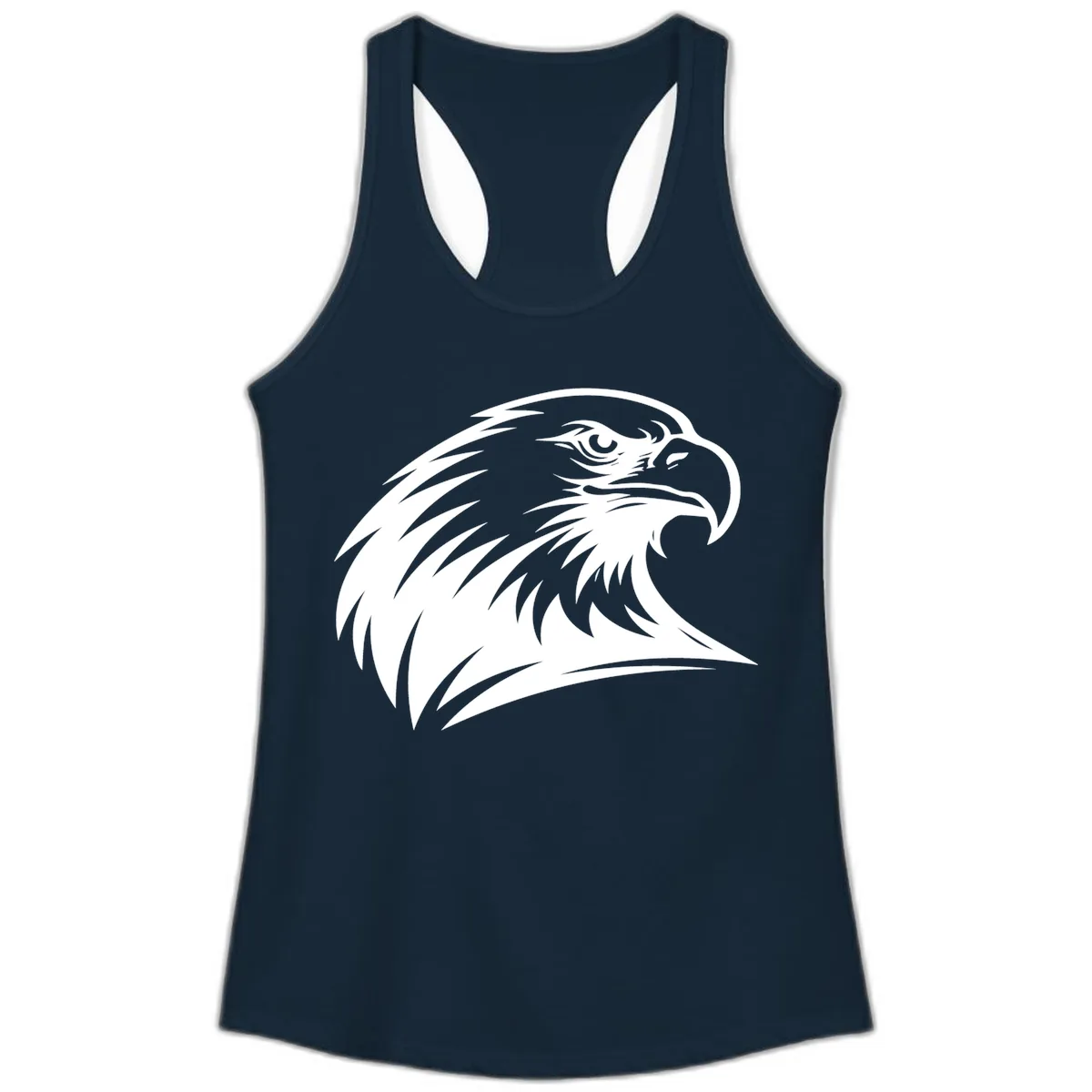 American Eagle Spirit Ladies Tank in Solid Midnight Navy