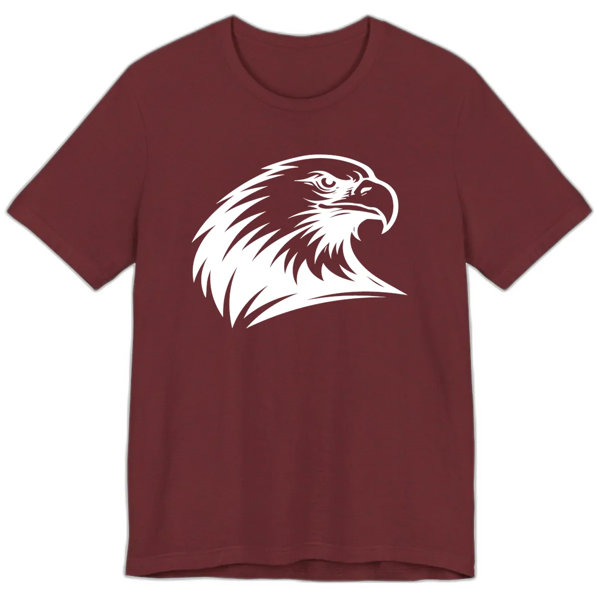 American Eagle Spirit Premium T-Shirt in Heather Cardinal