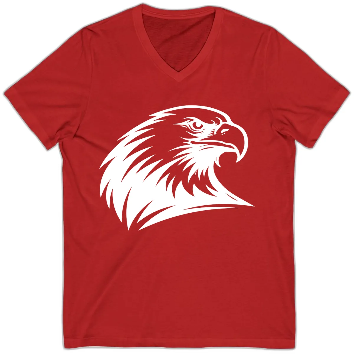 American Eagle Spirit V-Neck in Red