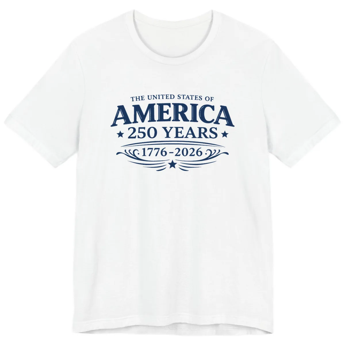 America 250 Years Celebration Design Premium T-Shirt in White