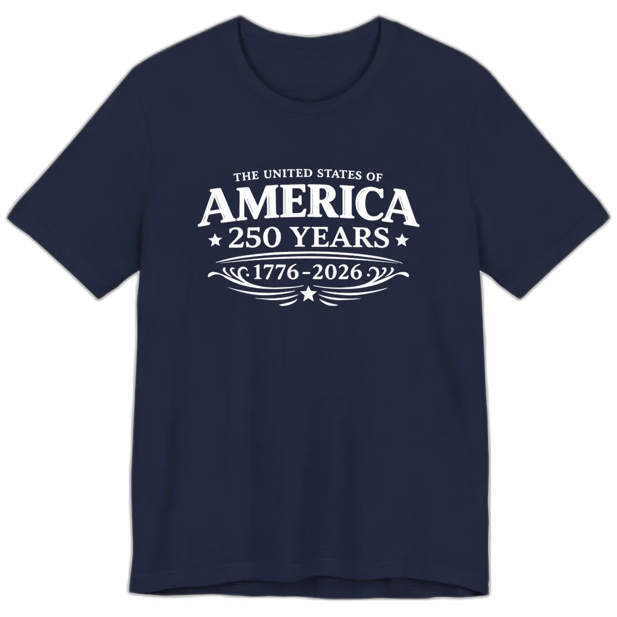 America 250 Years Celebration Design Premium T-Shirt in Navy