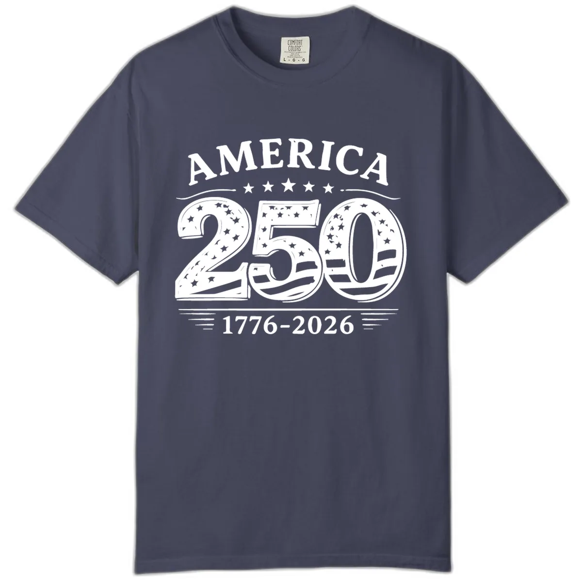 America 250th Anniversary Celebration Comfort Color in Denim