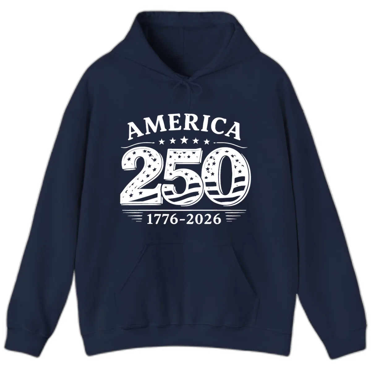 America 250th Anniversary Celebration Hoodie in Navy
