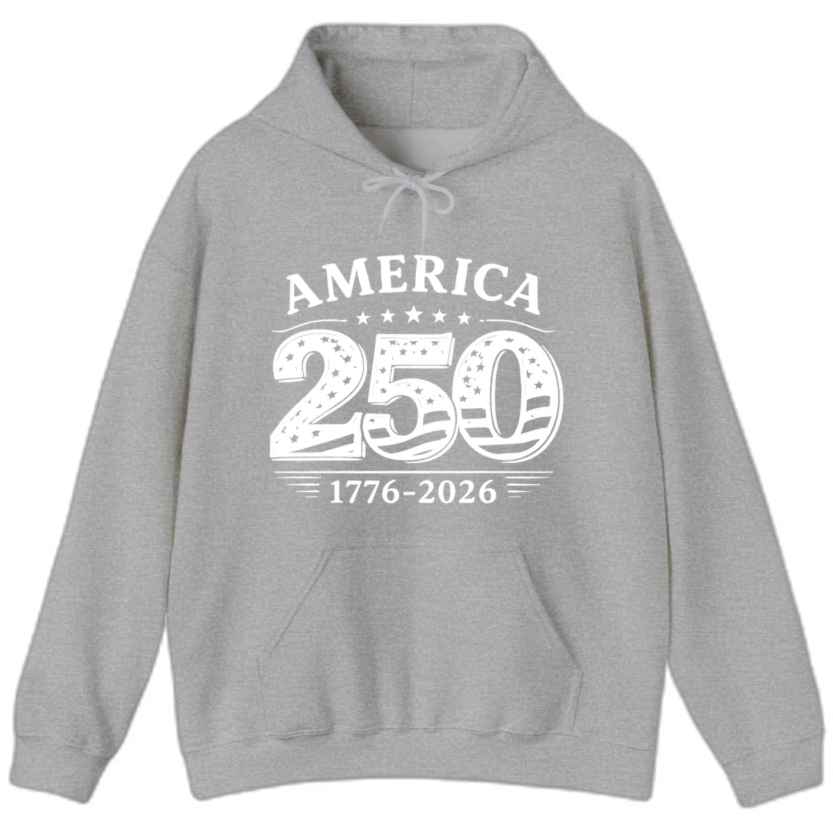America 250th Anniversary Celebration Hoodie in Sport Grey