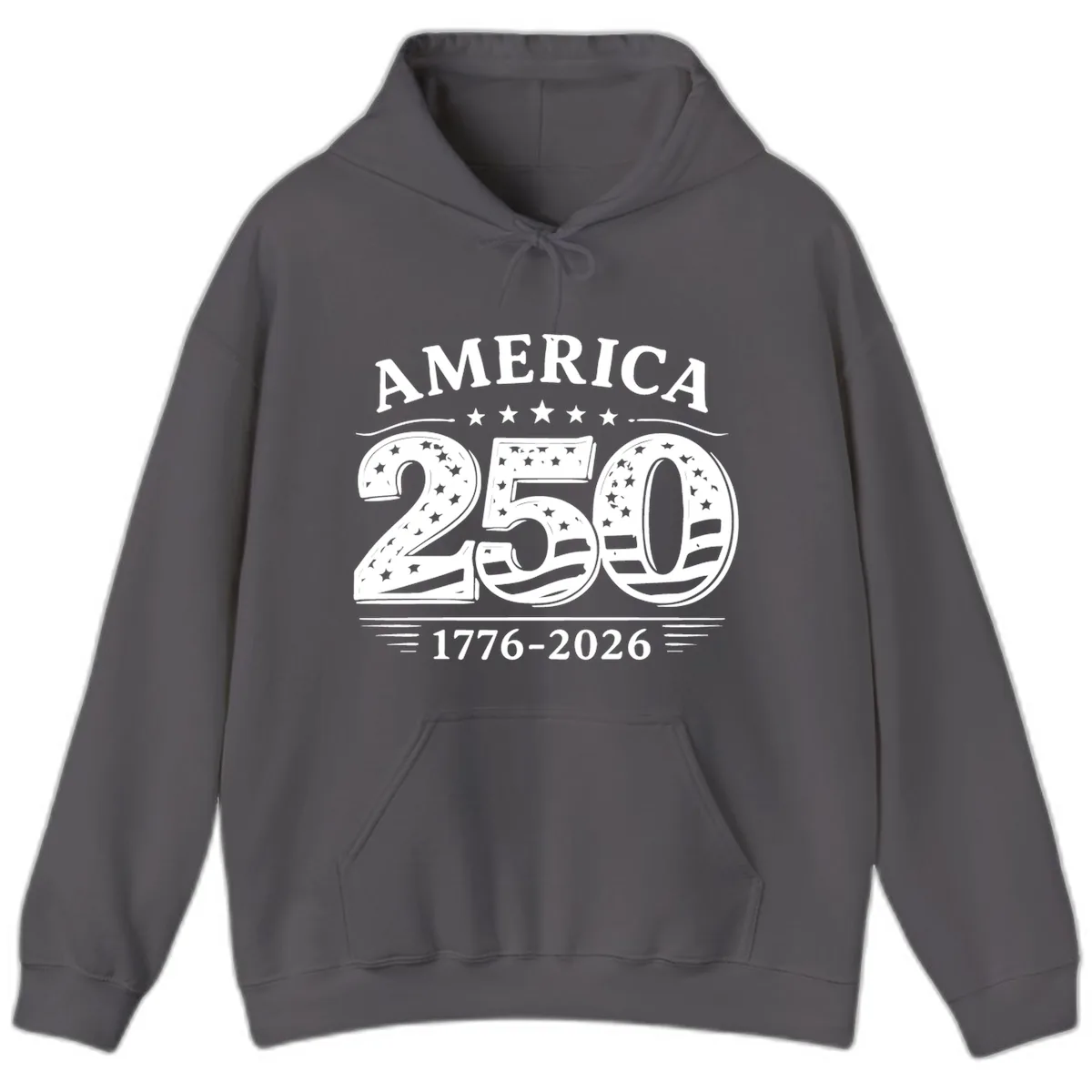 America 250th Anniversary Celebration Hoodie in Charcoal