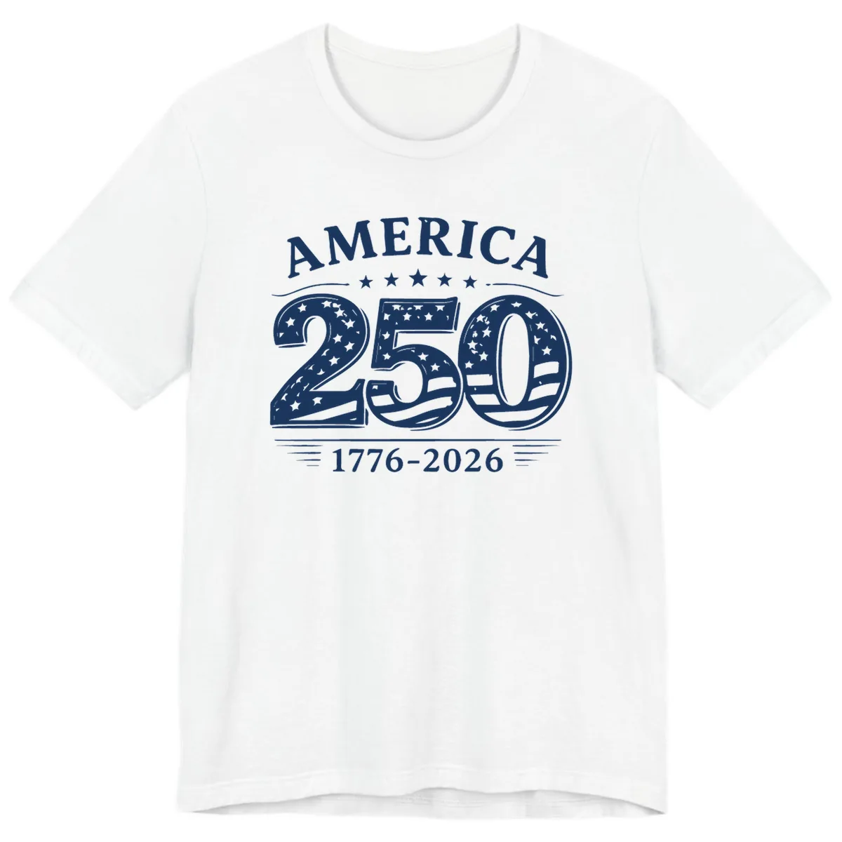 America 250th Anniversary Celebration Premium T-Shirt in White