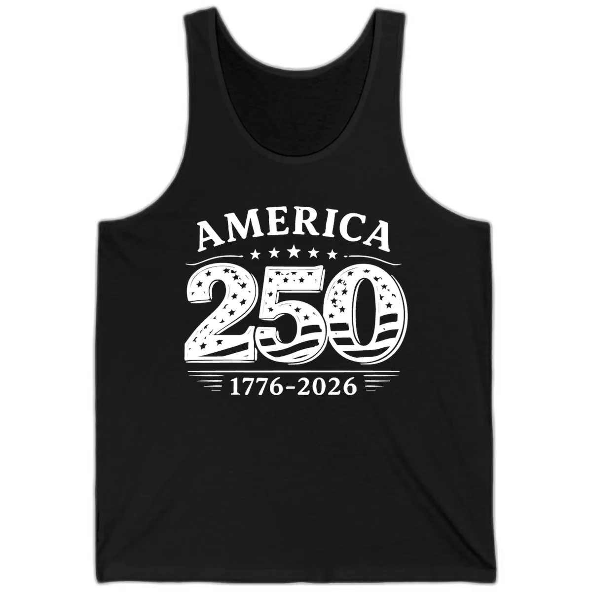 America 250th Anniversary Celebration Tank in Black