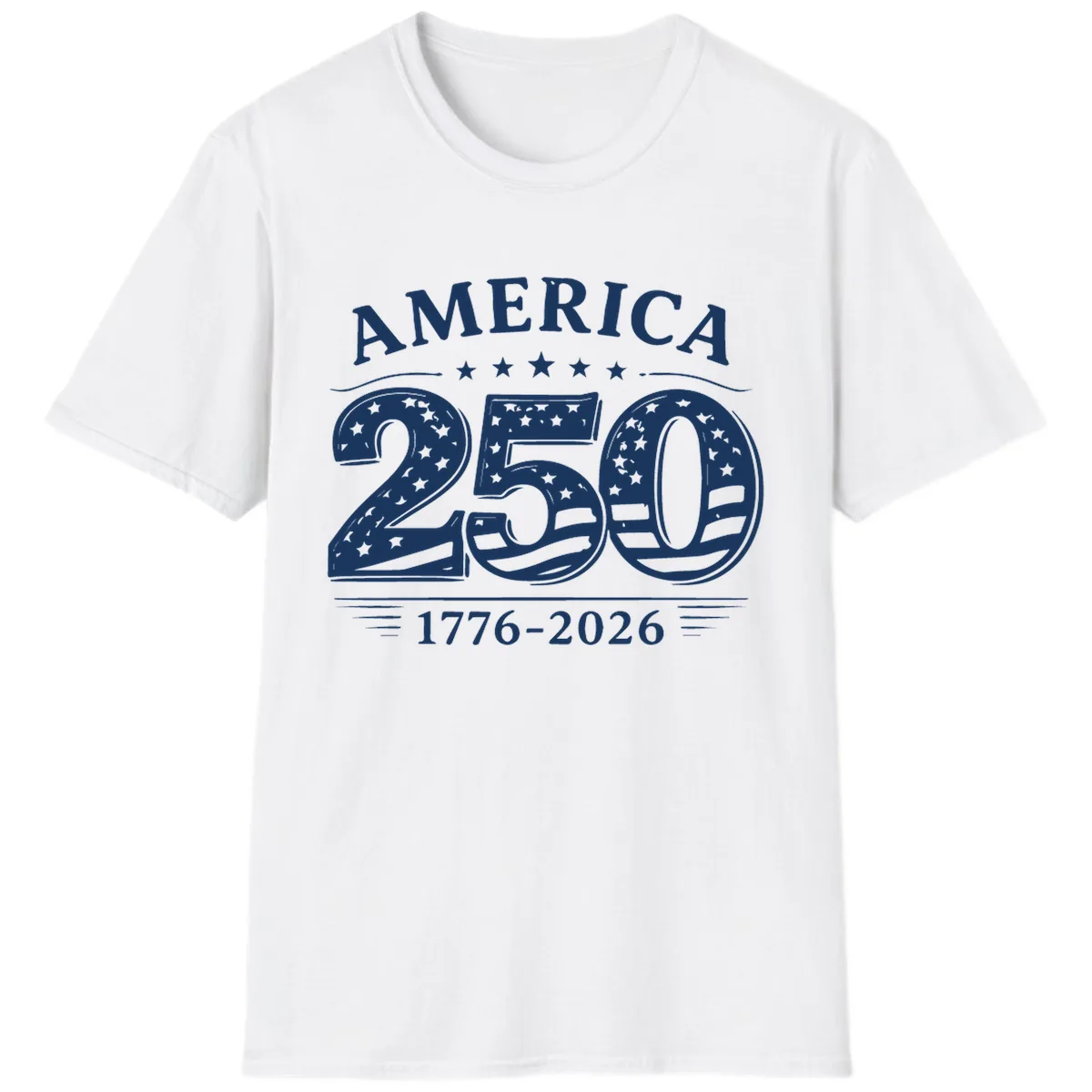 America 250th Anniversary Celebration T-Shirt in White