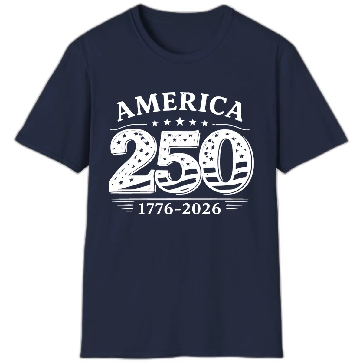 America 250th Anniversary Celebration T-Shirt in Navy