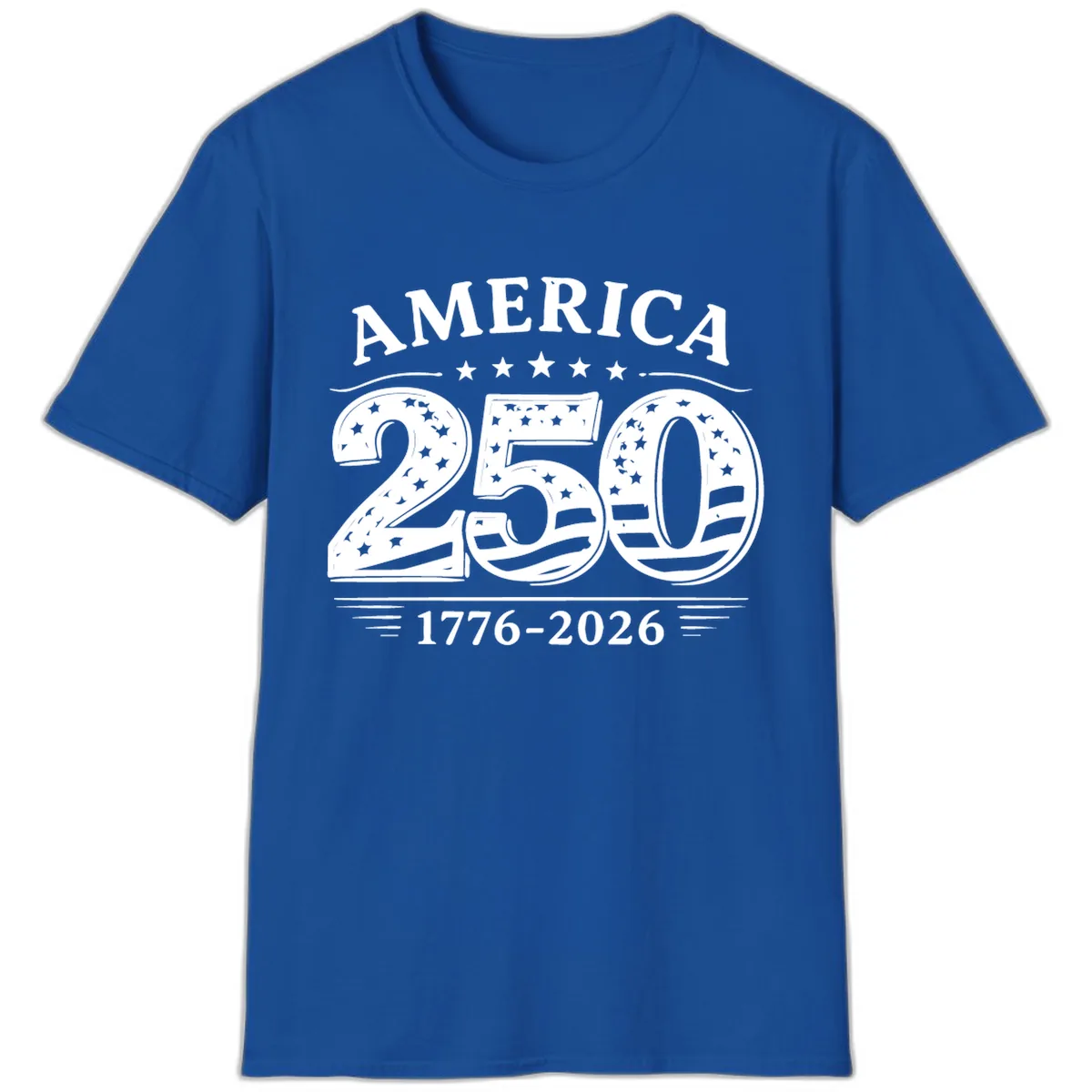 America 250th Anniversary Celebration T-Shirt in Royal