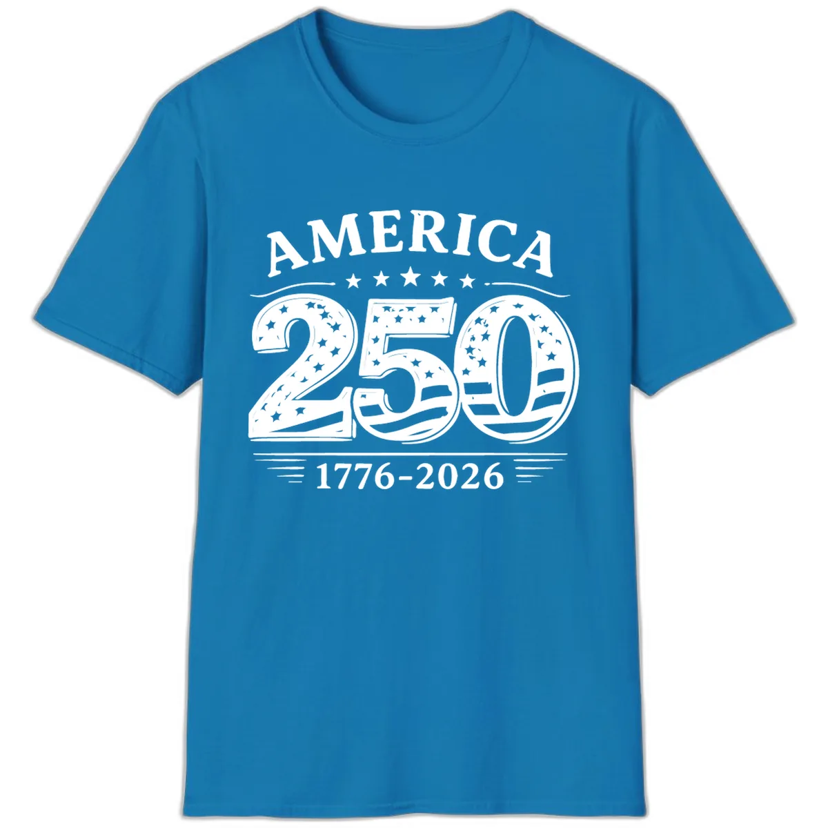 America 250th Anniversary Celebration T-Shirt in Sapphire
