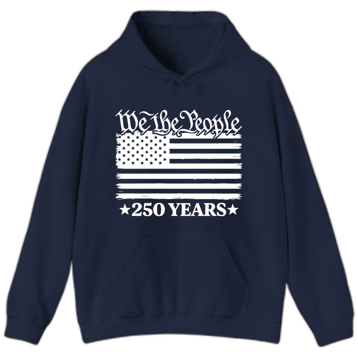 We The People 250 Years Celebration Hoodie in Navy