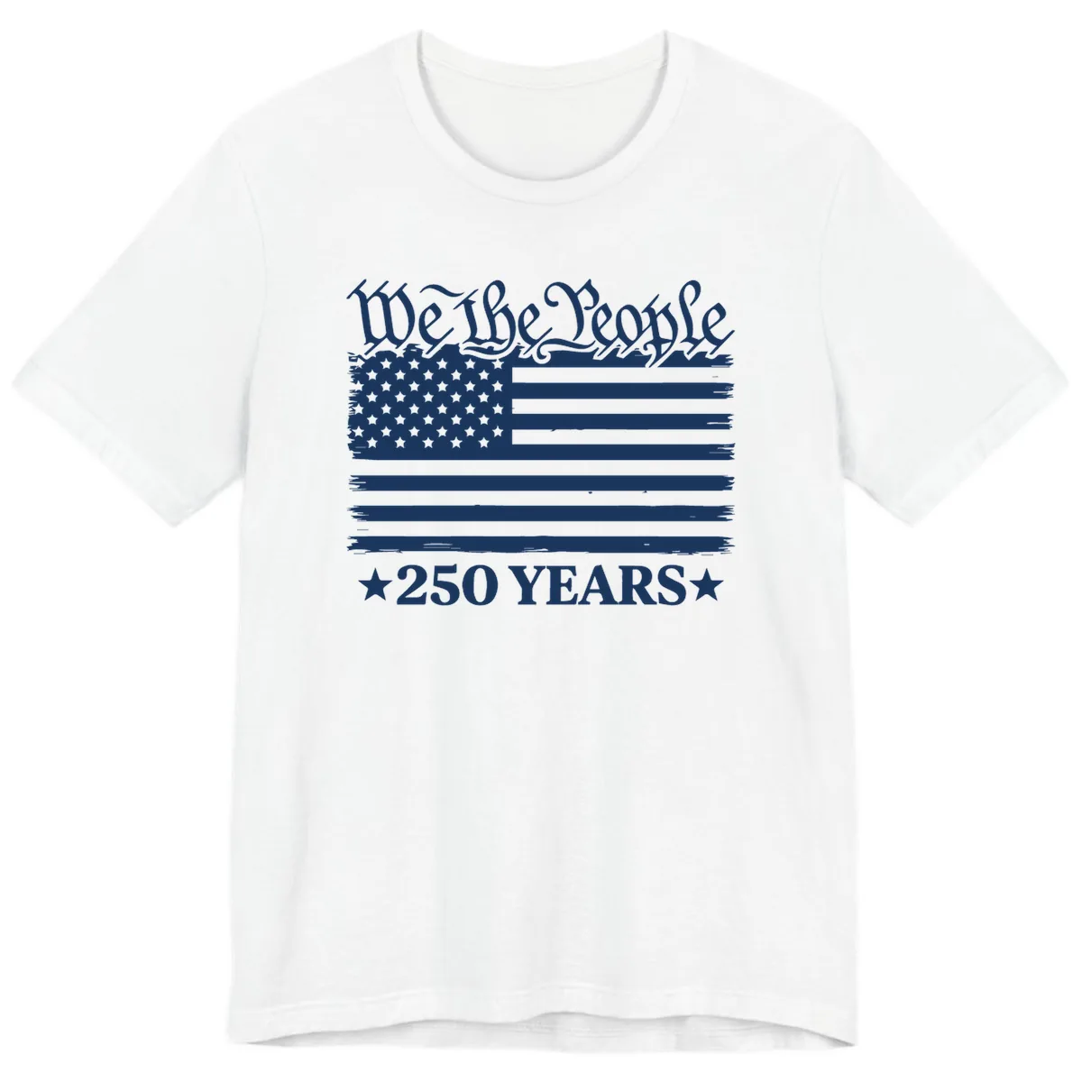 We The People 250 Years Celebration Premium T-Shirt in White