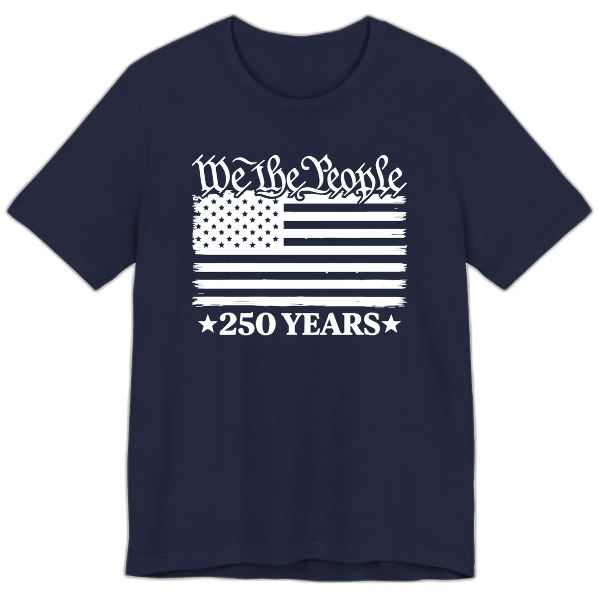 We The People 250 Years Celebration Premium T-Shirt in Navy