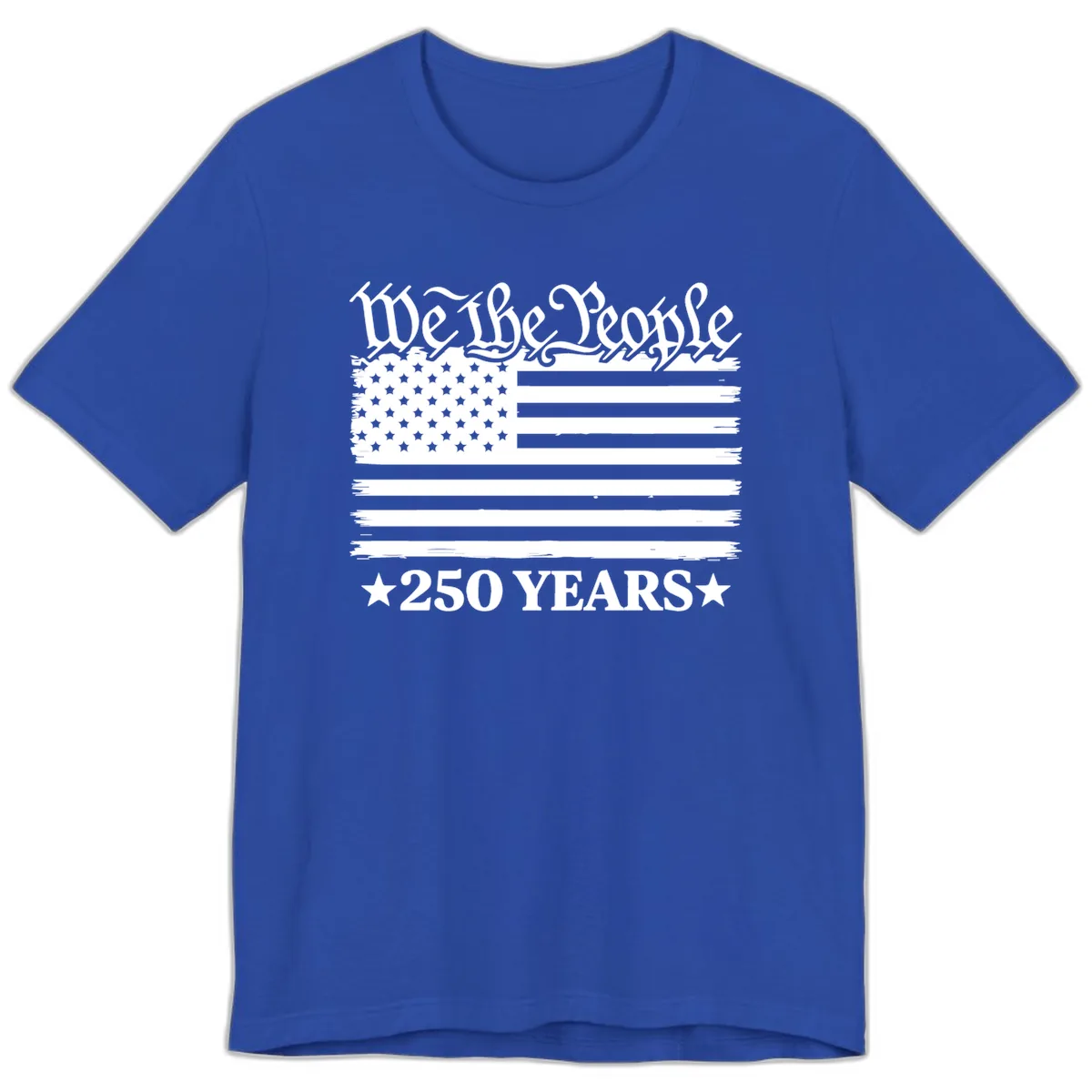We The People 250 Years Celebration Premium T-Shirt in True Royal