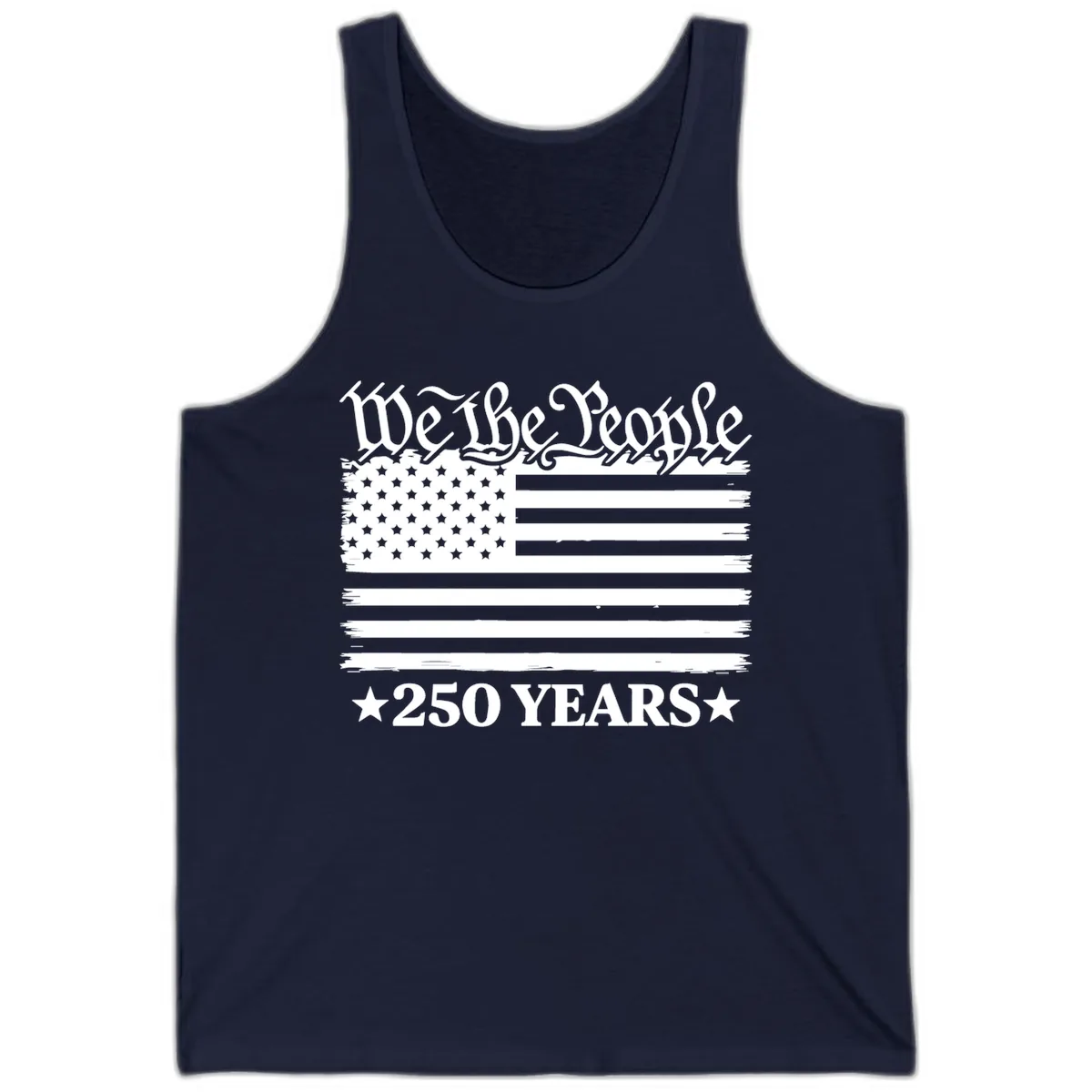 We The People 250 Years Celebration Tank in Navy