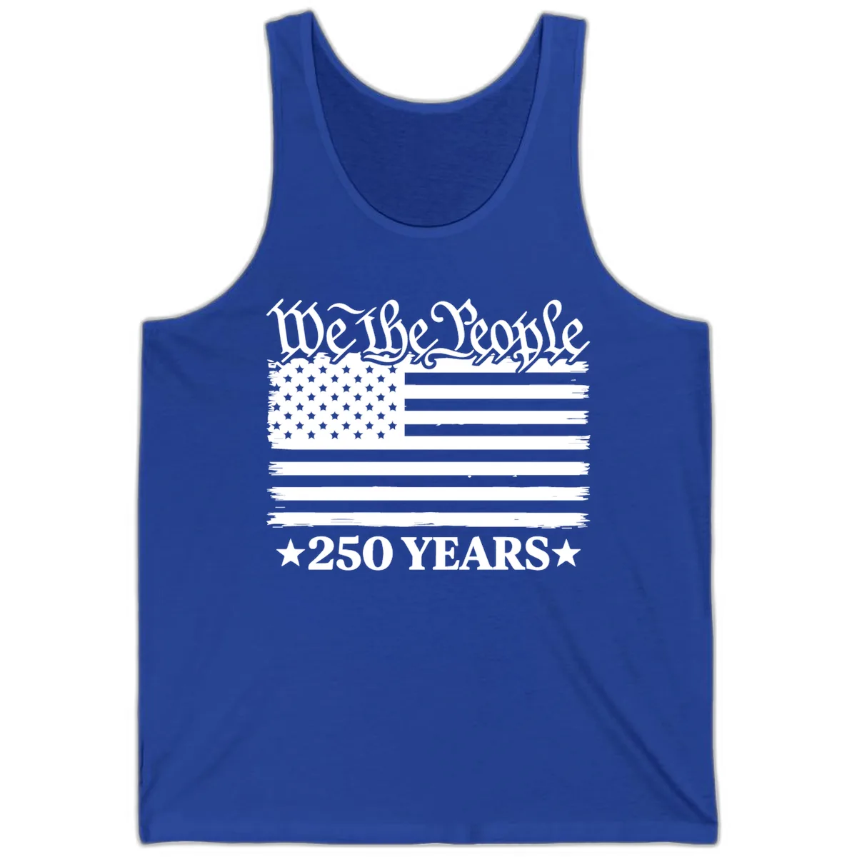 We The People 250 Years Celebration Tank in True Royal
