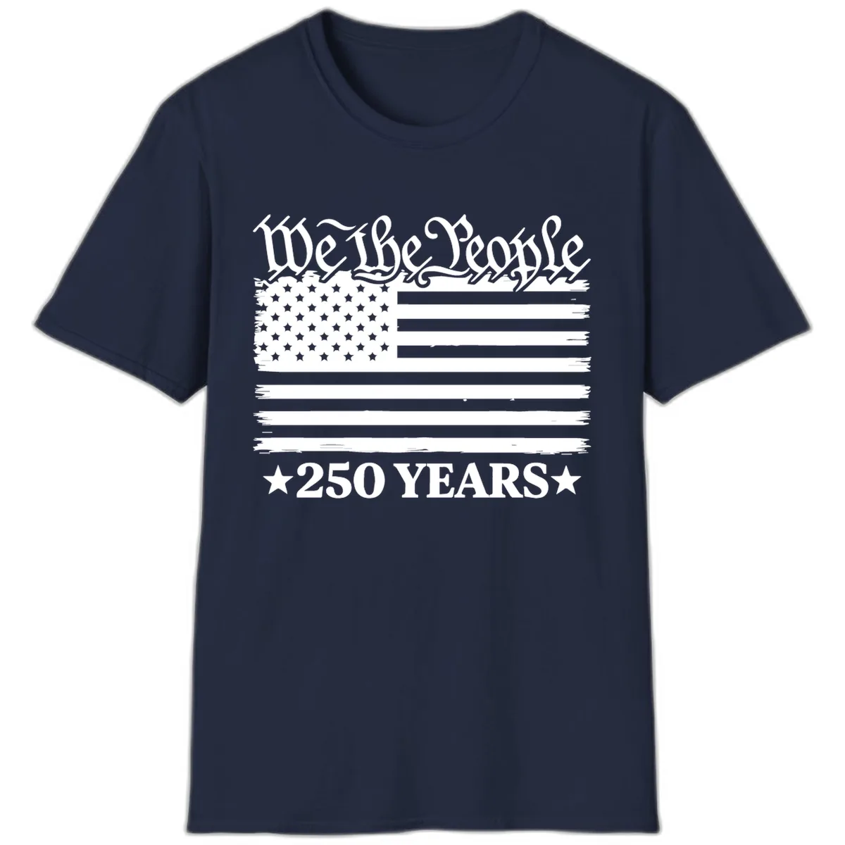 We The People 250 Years Celebration T-Shirt in Navy