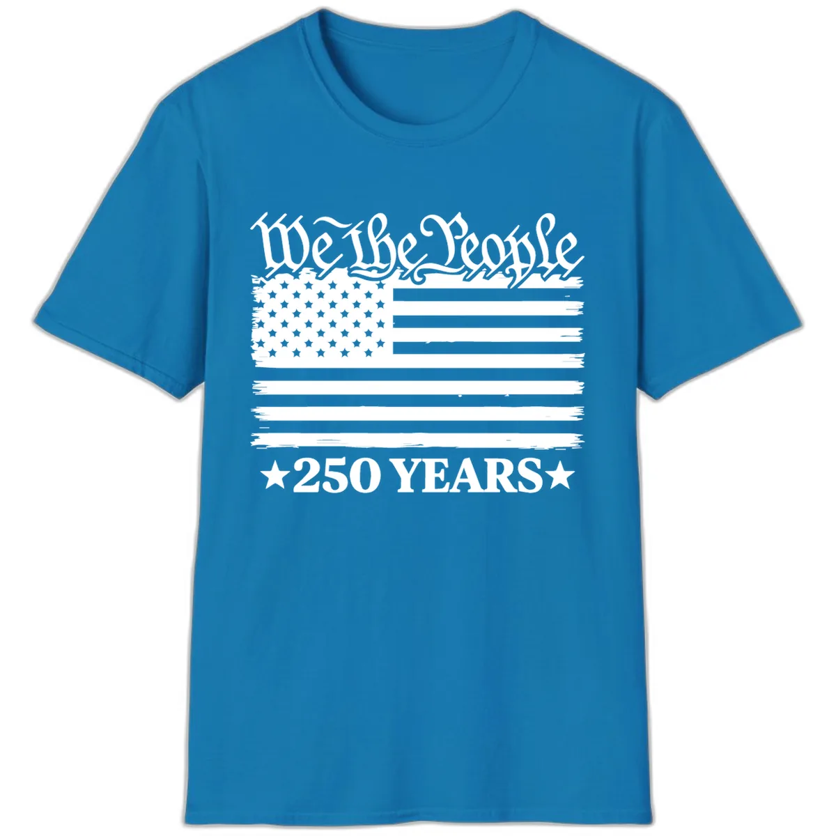 We The People 250 Years Celebration T-Shirt in Sapphire