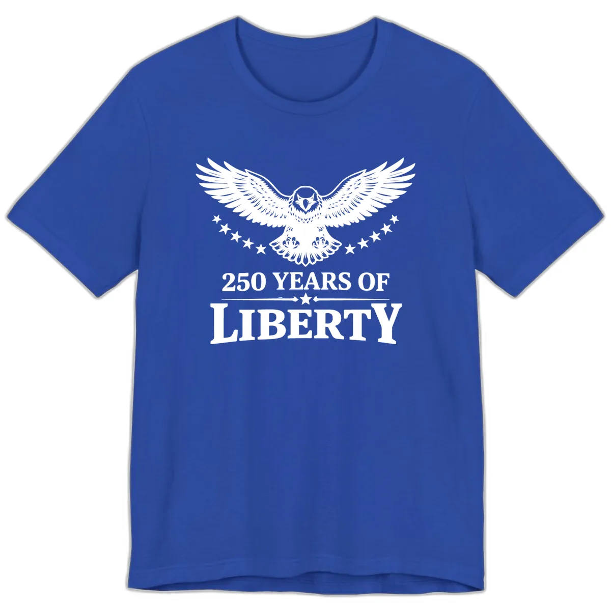 250 Years Of Liberty Eagle Celebration Premium T-Shirt in True Royal