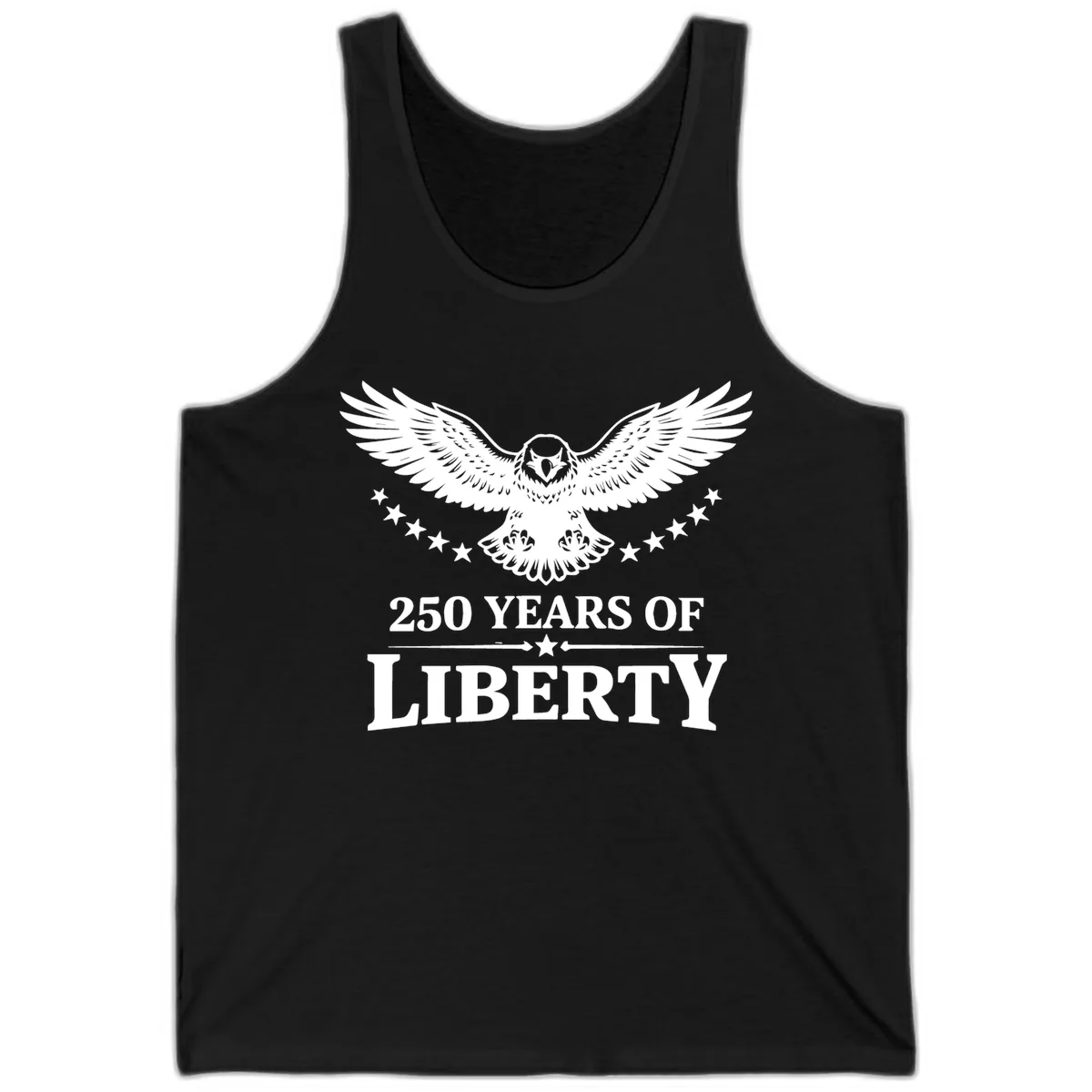 250 Years Of Liberty Eagle Celebration Tank in Black