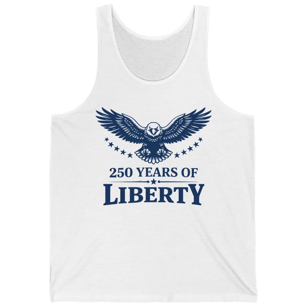 250 Years Of Liberty Eagle Celebration Tank in White