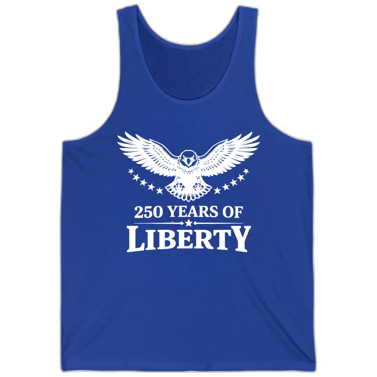 250 Years Of Liberty Eagle Celebration Tank in True Royal