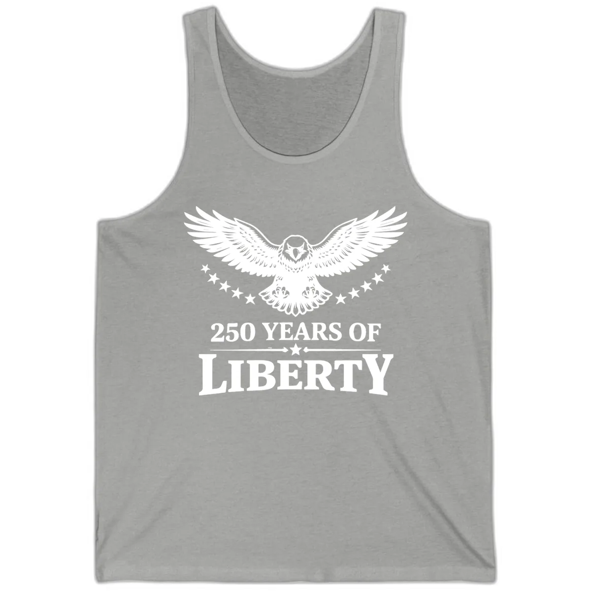 250 Years Of Liberty Eagle Celebration Tank in Athletic Heather