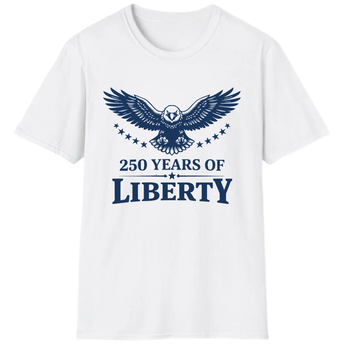 250 Years Of Liberty Eagle Celebration T-Shirt in White
