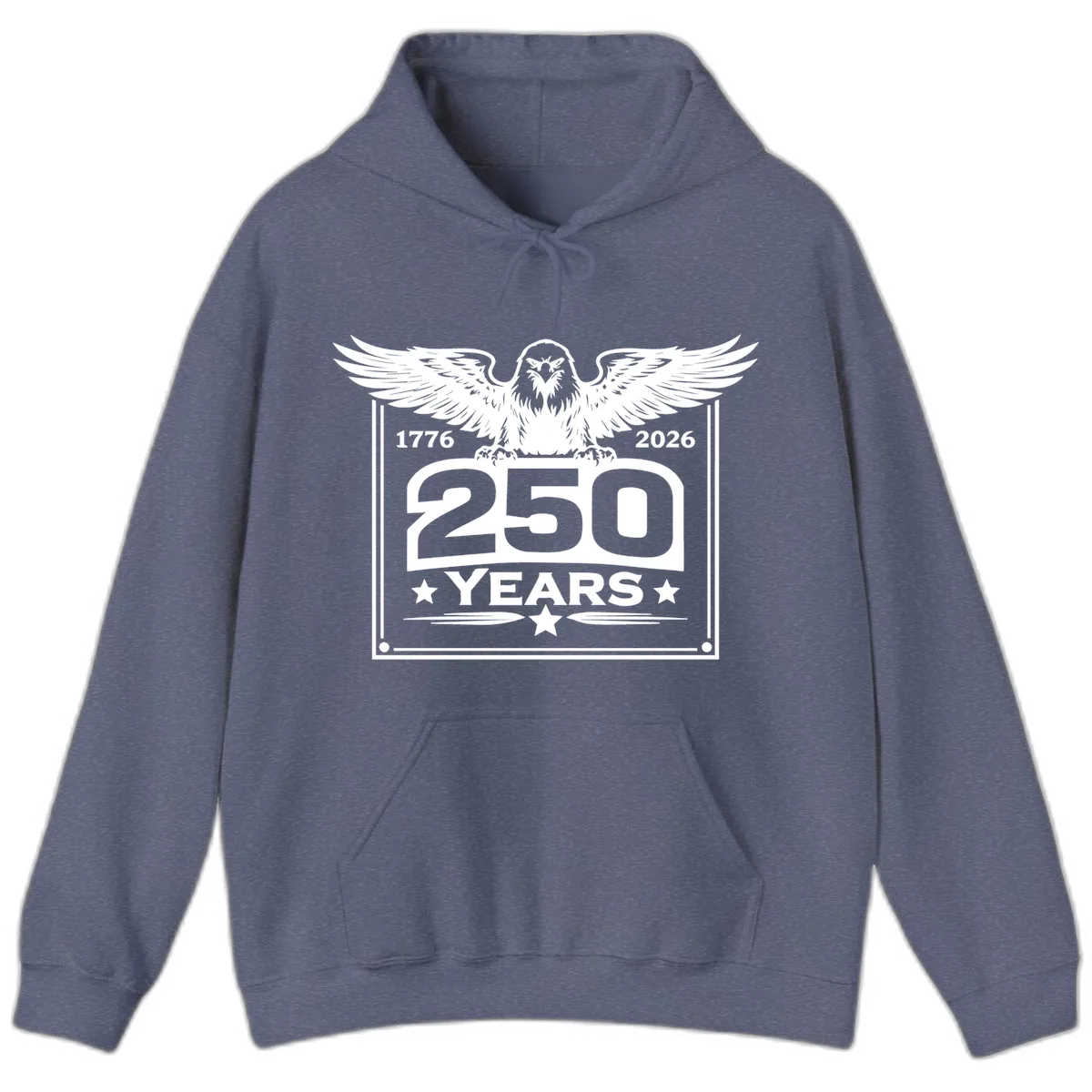 America's 250th Anniversary Celebration Hoodie in Heather Navy