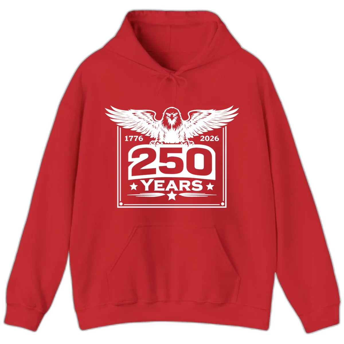 America's 250th Anniversary Celebration Hoodie in Red