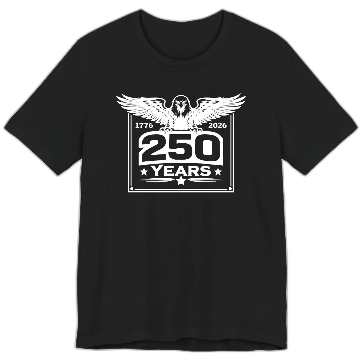 America's 250th Anniversary Celebration Premium T-Shirt in Black