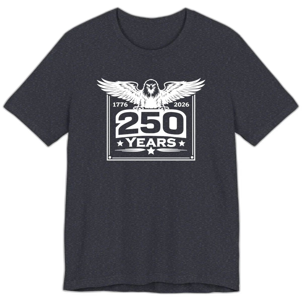 America's 250th Anniversary Celebration Premium T-Shirt in Heather Navy