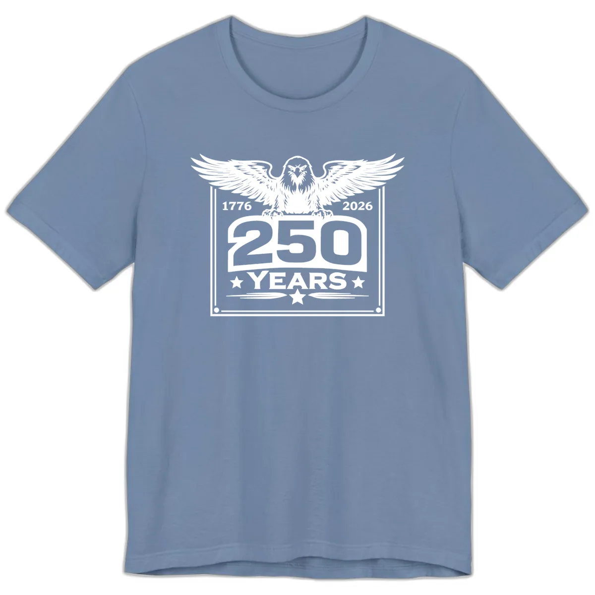 America's 250th Anniversary Celebration Premium T-Shirt in Steel Blue