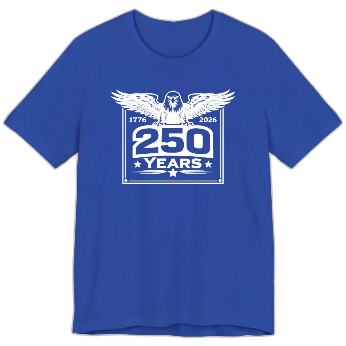 America's 250th Anniversary Celebration Premium T-Shirt in True Royal