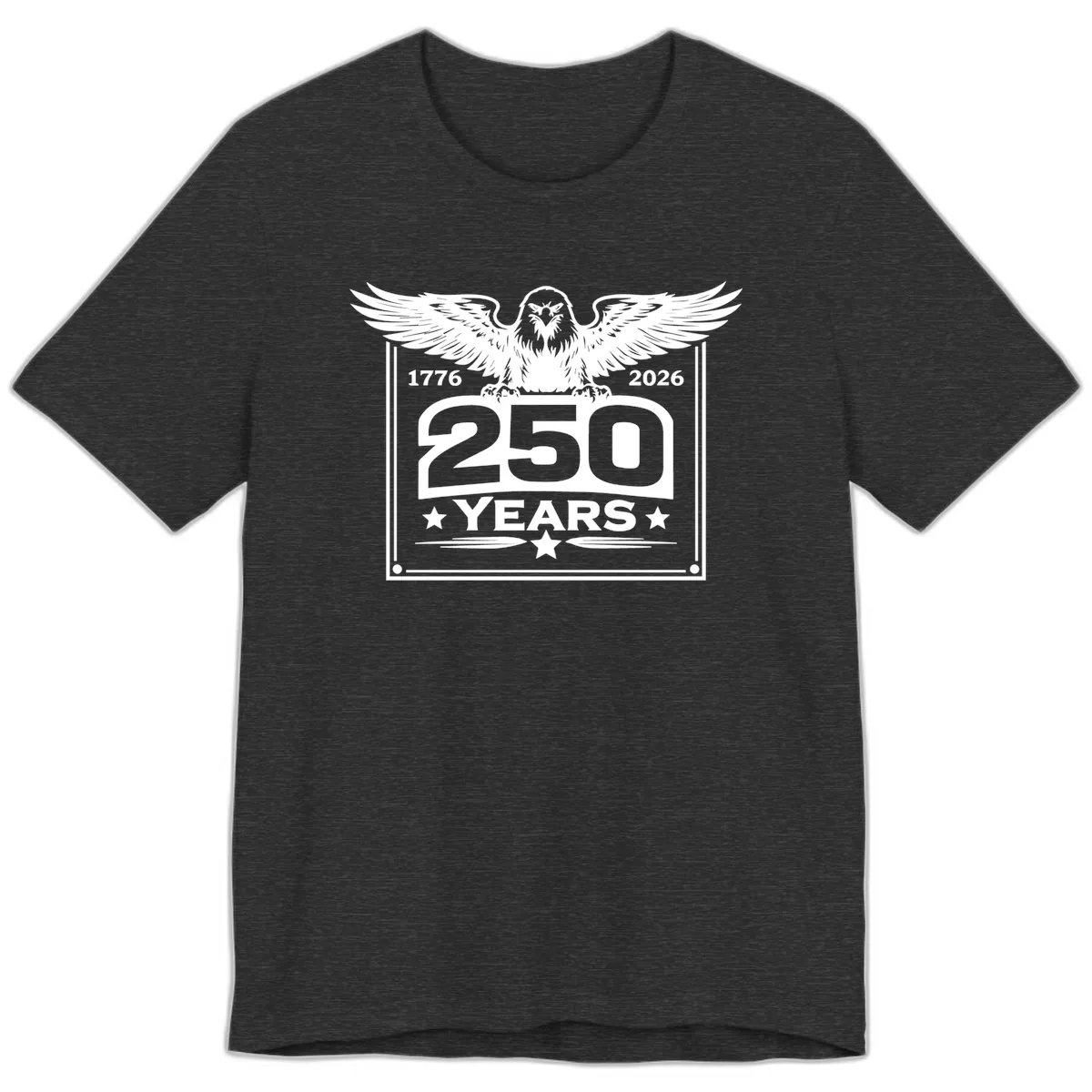 America's 250th Anniversary Celebration Premium T-Shirt in Dark Grey Heather
