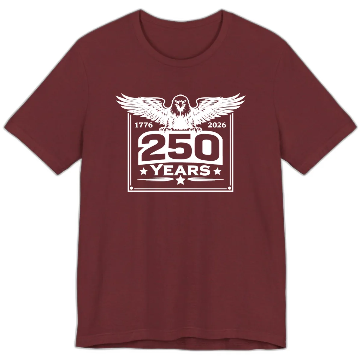 America's 250th Anniversary Celebration Premium T-Shirt in Heather Cardinal