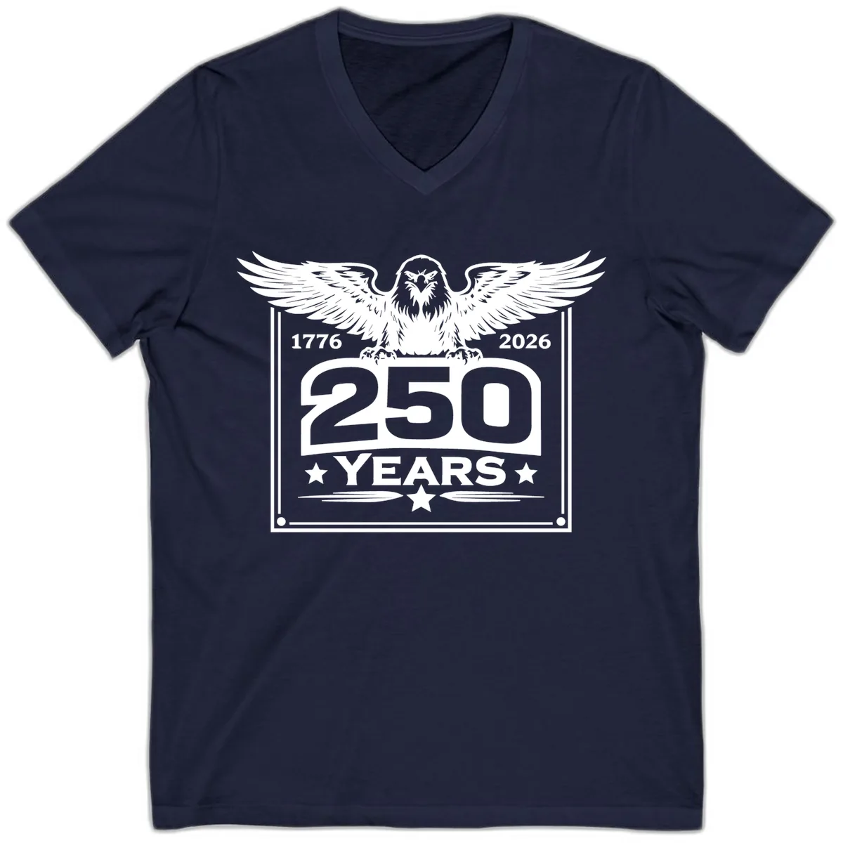 America's 250th Anniversary Celebration V-Neck in Navy