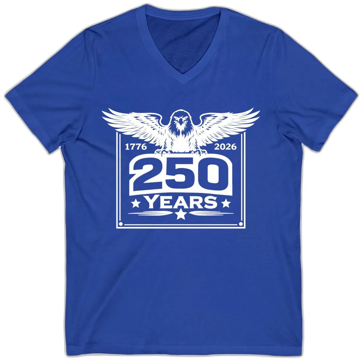 America's 250th Anniversary Celebration V-Neck in True Royal