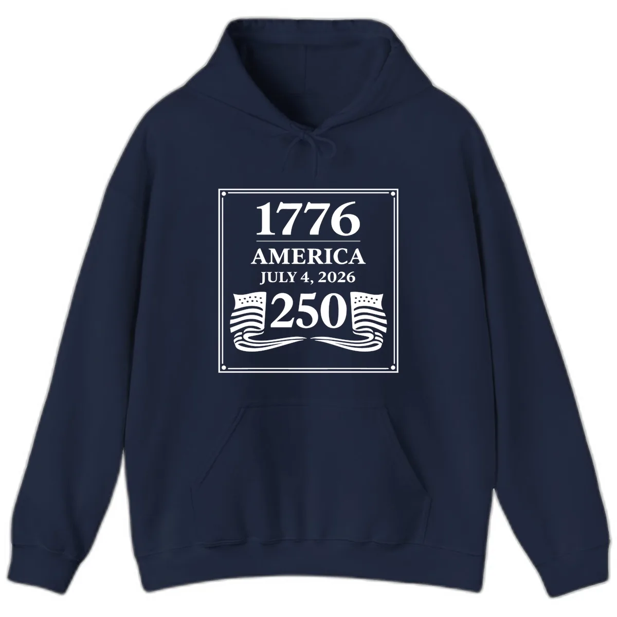 America 250th Anniversary Celebration Hoodie in Navy