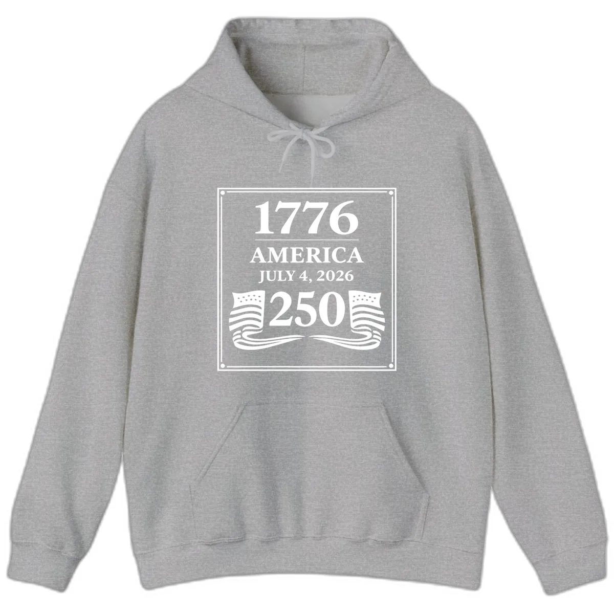 America 250th Anniversary Celebration Hoodie in Sport Grey