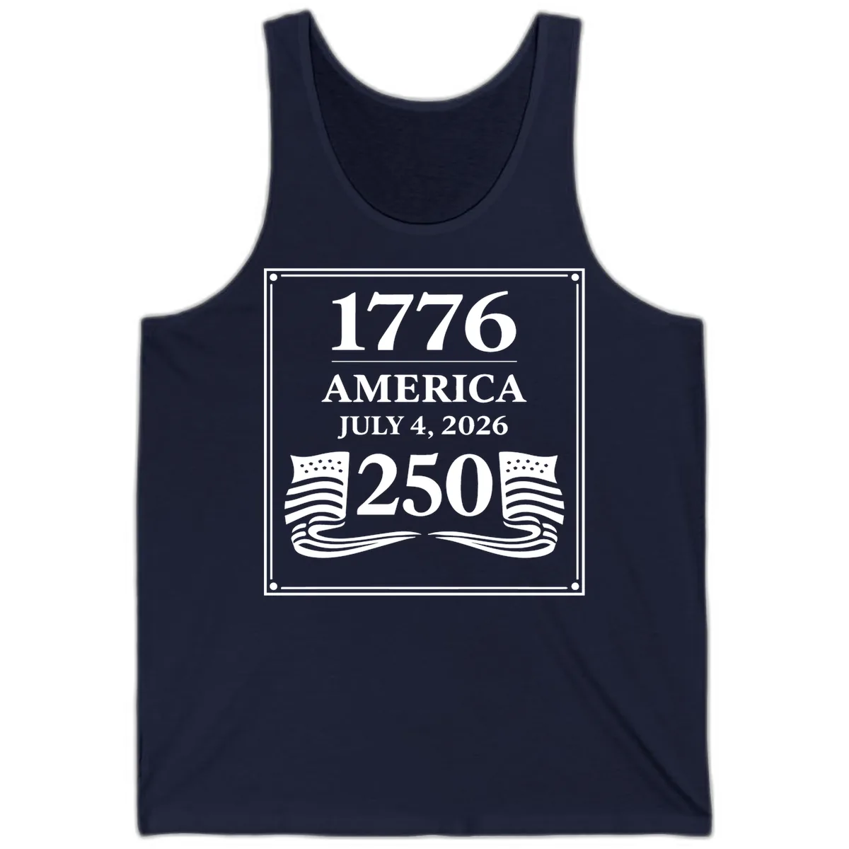 America 250th Anniversary Celebration Tank in Navy