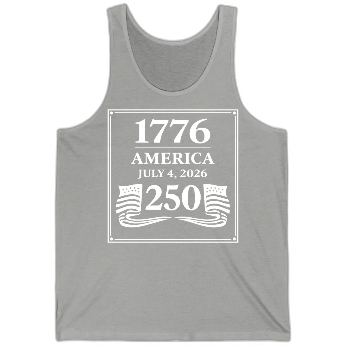 America 250th Anniversary Celebration Tank in Athletic Heather