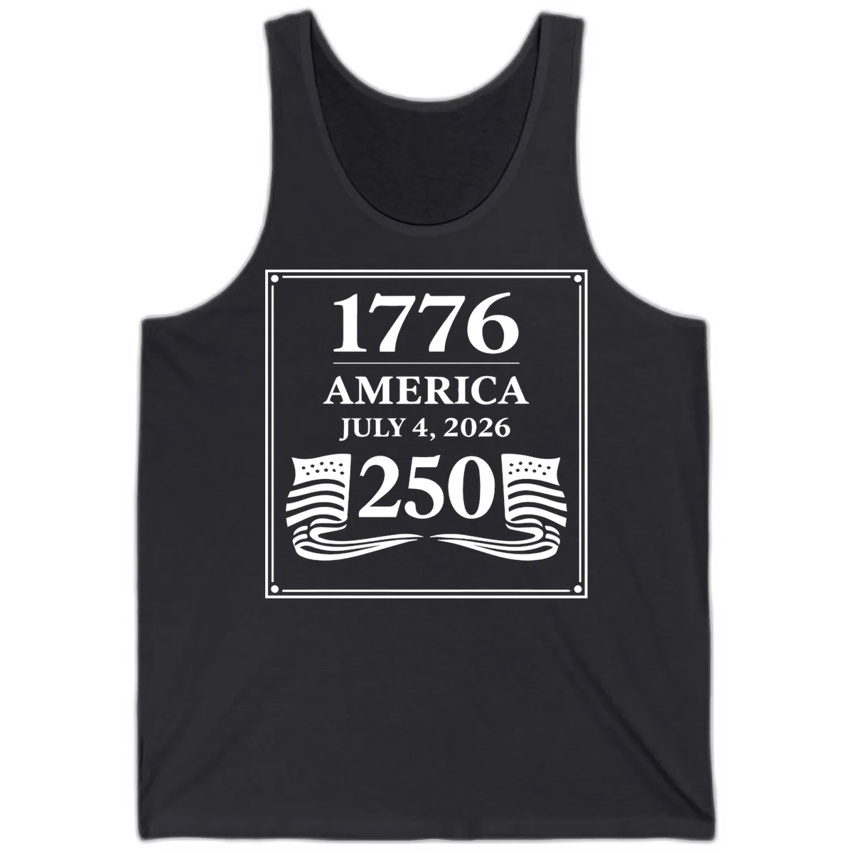 America 250th Anniversary Celebration Tank in Dark Grey