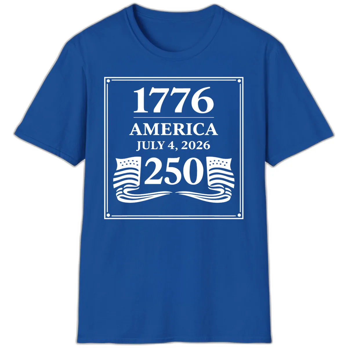 America 250th Anniversary Celebration T-Shirt in Royal