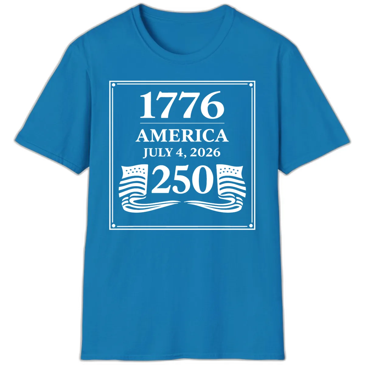 America 250th Anniversary Celebration T-Shirt in Sapphire