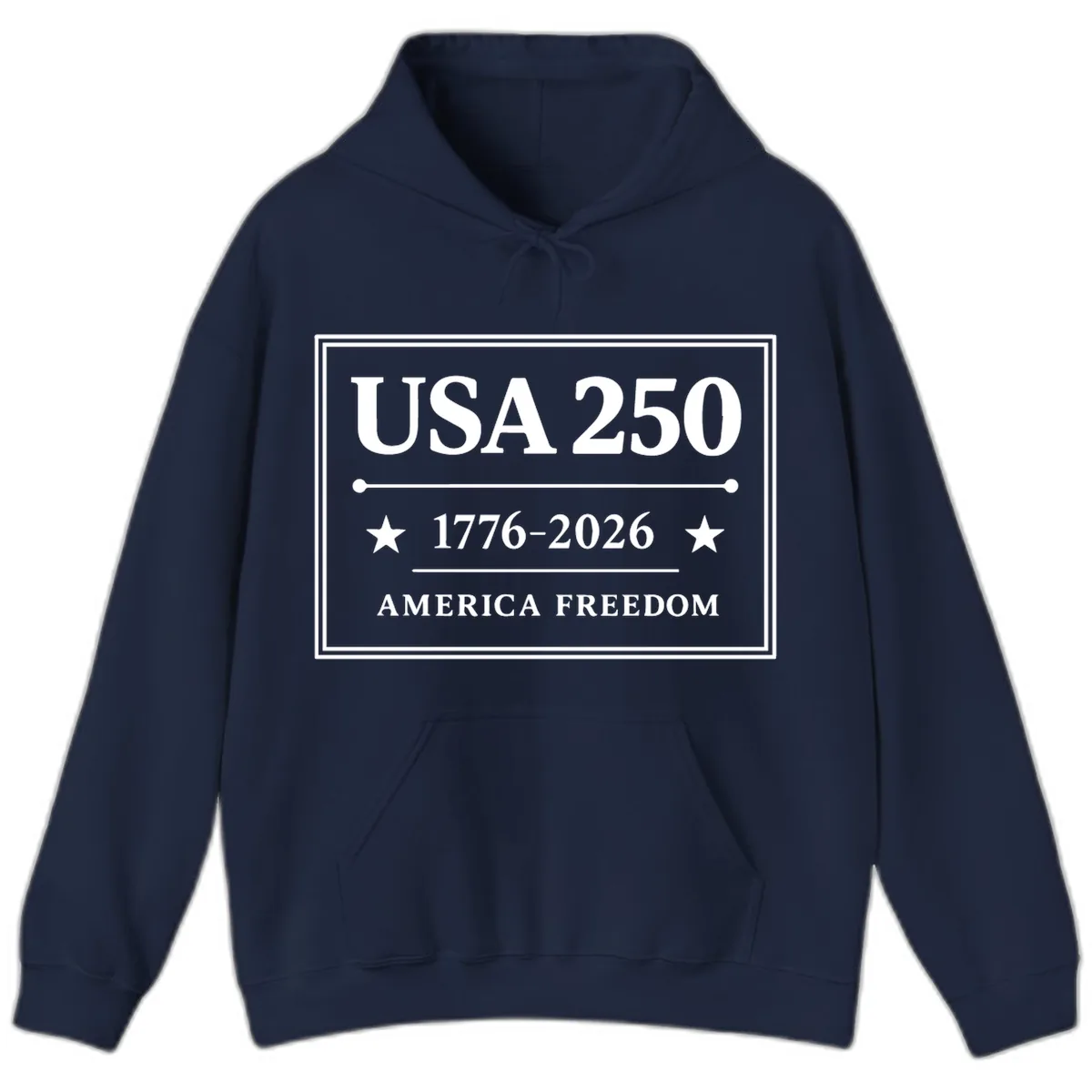 USA 250 America Freedom Celebration Hoodie in Navy