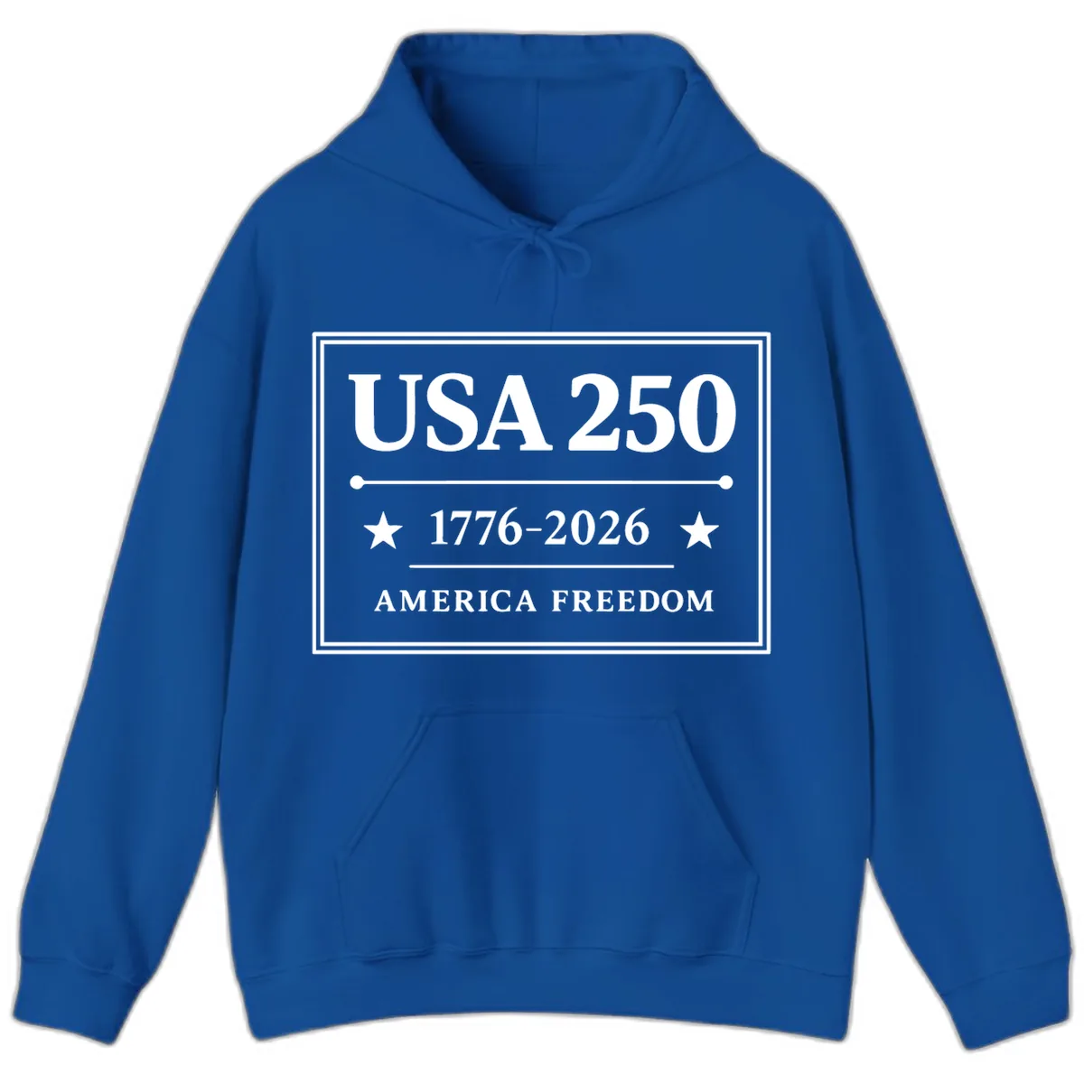 USA 250 America Freedom Celebration Hoodie in Royal
